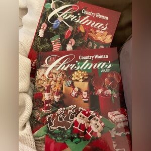 Country Woman Christmas 1998 & 1999 Hardcover Books